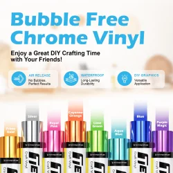 Teckwrap Bubble Free Mirror Chrome Vinyl - Emerald Green