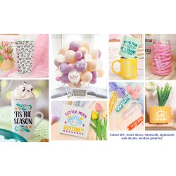 Ensfarvet Craft Vinyl (001 Economical Series) - Matte Orange