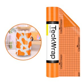 Ensfarvet Craft Vinyl (001 Economical Series) - Matte Orange