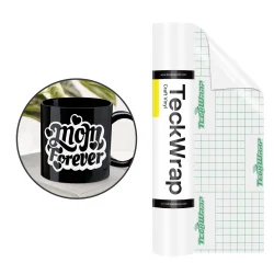Teckwrap Glossy Craft Vinyl (001G Series) - Coconut White