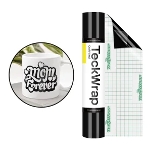 Teckwrap Glossy Craft Vinyl (001G Series) - Ink Black