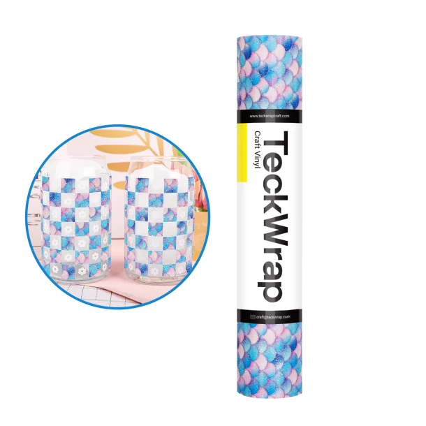 Teckwrap Glitter Brush Adhesive Vinyl - Dreamy Mermaid