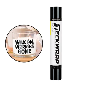 Teckwrap Glossy Craft Vinyl (001G Series) - Ink Black