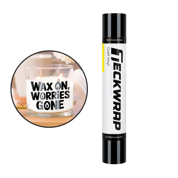 Teckwrap Glossy Craft Vinyl (001G Series) - Ink Black
