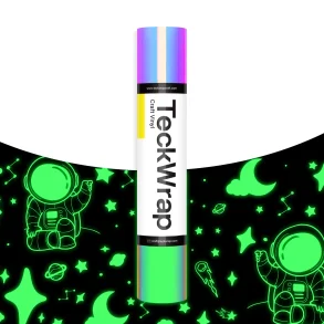 Teckwrap Opal Glow in the Dark Vinyl - Opal White