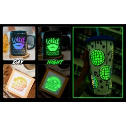 Teckwrap Opal Glow in the Dark Vinyl - Opal White