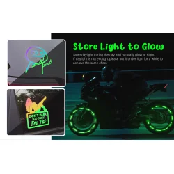 Teckwrap Opal Glow in the Dark Vinyl - Opal White