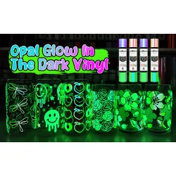 Teckwrap Opal Glow in the Dark Vinyl - Opal White