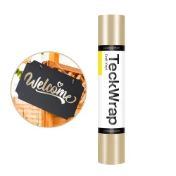 Teckwrap Satin Metallic Vinyl - Champagne Gold