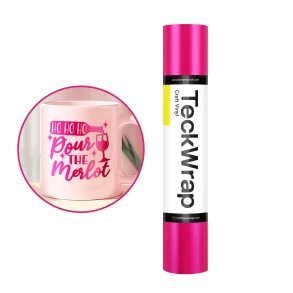 Teckwrap Satin Metallic Vinyl - Rose Pink