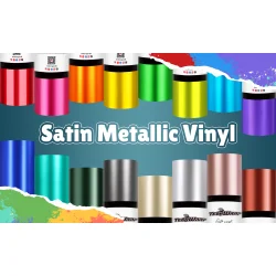 Teckwrap Satin Metallic Vinyl - Violet Blue
