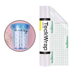 Colorful Pearl Adhesive Vinyl - White