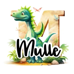 Drikkeflaske med navn - Dino