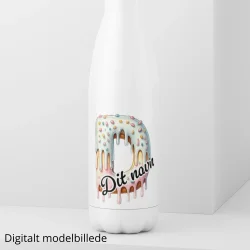 Drikkeflaske med navn - Donut
