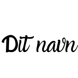 Drikkeflaske med navn