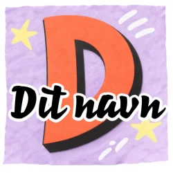 Drikkeflaske med navn - Playful