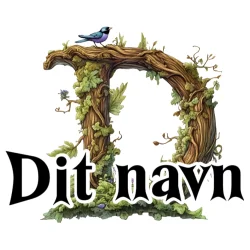Drikkeflaske med navn - Wild Garden