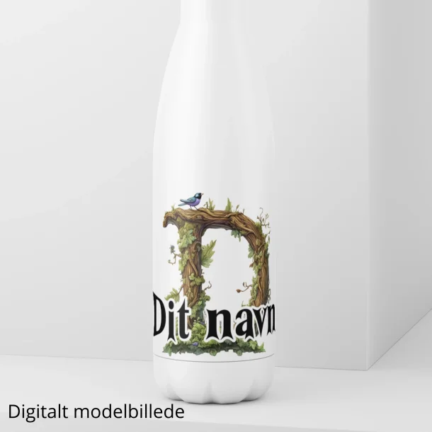 Drikkeflaske med navn - Wild Garden