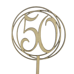 Caketopper - Tal i cirkler