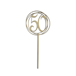 Caketopper - Tal i cirkler