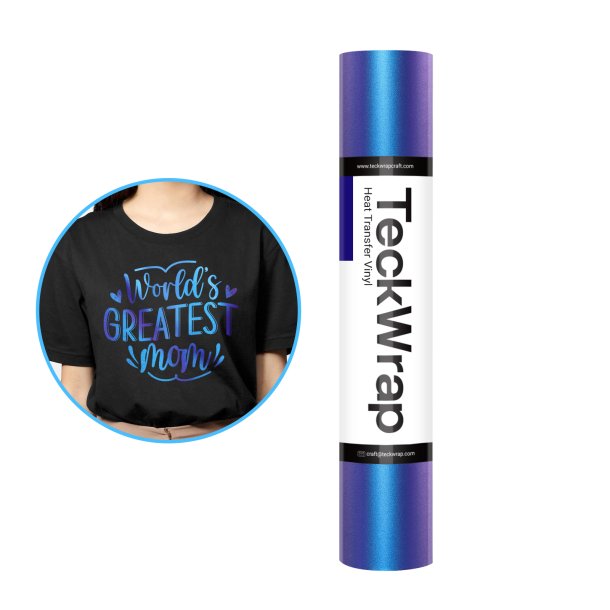 Chameleon Heat Transfer Vinyl - Purple Charm Blue