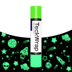 Glow In the Dark Puff Heat Transfer Vinyl - Neon Green