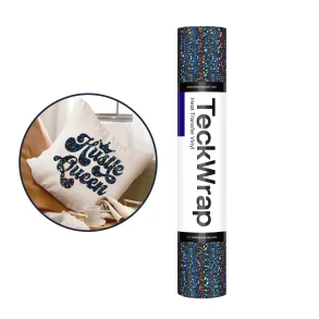 Teckwrap Holoraphic Sparkle Heat Transfer Vinyl - Black