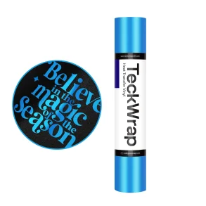 Teckwrap Metallic Pealescent Heat Transfer Vinyl - Picton Blue