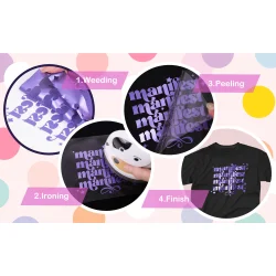 Teckwrap Metallic Pealescent Heat Transfer Vinyl - Iris Purple