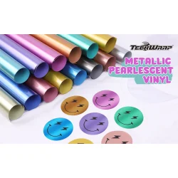 Teckwrap Metallic Pealescent Heat Transfer Vinyl - Iris Purple