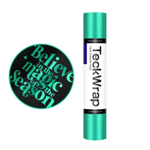 Teckwrap Metallic Pealescent Heat Transfer Vinyl - Light Teal