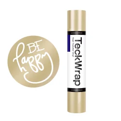 Teckwrap PU Heat Transfer Vinyl - Champagne Gold