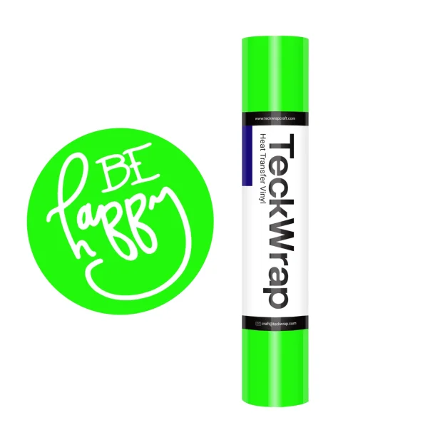 Teckwrap PU Heat Transfer Vinyl - Neon Green