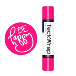 Teckwrap PU Heat Transfer Vinyl - Neon Rose Pink