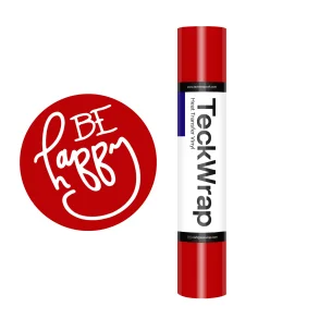 Teckwrap PU Heat Transfer Vinyl - Red