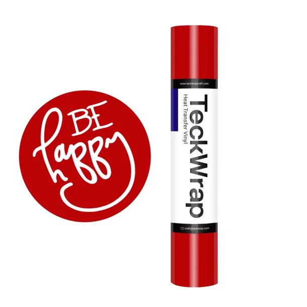 Teckwrap PU Heat Transfer Vinyl - Red