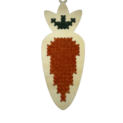 Gulerod - korsstingsfigur i tr� (str. L)