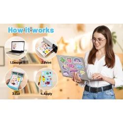 Teckwrap Inkjet Printable Sticker Paper - Beginner Pack (30 ark)