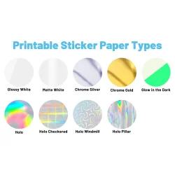 Teckwrap Inkjet Printable Sticker Paper - Beginner Pack (30 ark)