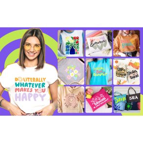 Ensfarvet PU Heat Transfer Vinyl