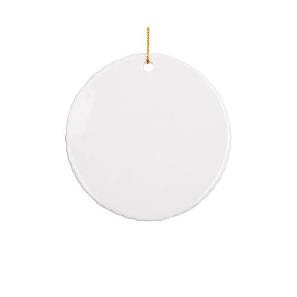 Juleoph�ng med riflet kant (2 stk.)